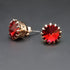 Auskari "Vintāžš VII (Scarlet)" ar Swarovski™ kristāliem